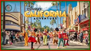 DCA Christmas Decoration Tour!  Disney California Adventure | Disneyland Christmas!