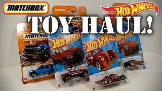 Die Cast TOY HAUL! Matchbox and Hot Wheels Cars and Trucks Added to My Collection!