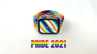 Apple Watch Pride 2021 Braided Solo Loop Band Unboxing & Review!