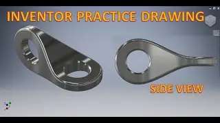 Complex 3d Modelling in Inventor || Inventor 3d Twisted Drawing || 3d cad Basics | Inventor Tutorial