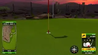 Golden Tee Great Shot on Agave Ranch!