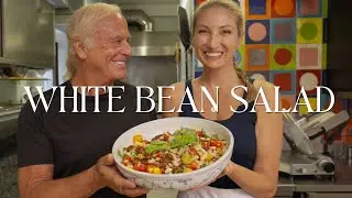 ITALIAN WHITE BEAN SALAD (nourishing, vegan, healthy!)