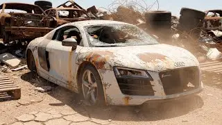Silent Perfection: ASMR Restoration of a White Audi R8 (2010) 🚗