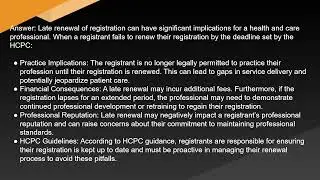 HCPC Health and Care Professions Council Study Notes Two