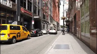 NYC Walk ⁴ᴷ⁶⁰ : Fulton street to City Hall - Manhattan New York