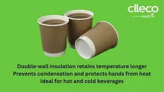 Kraft Double Wall Glass | Premium Paper Cup for Hot Beverages | CLLECO