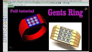 #gents_ring #gents_diamonad_ring #fulltutorial #matrix9 #rhinoceros #cad #3d #ring #jwellery #easy