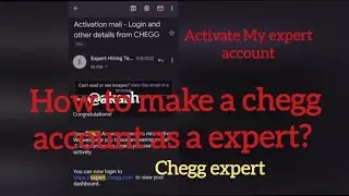 How to make a chegg account as an expert || Join as an expert || work form home job || free time job