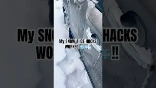 Лайфхаки для снега и льда, которые работают!! #лайфхаки #снег #шорты