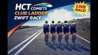 Club Ladder Zwift Race - HCT Comets vs Rampaging Rhinos