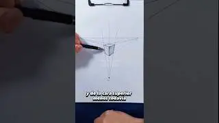 &iquest;C&oacute;mo DIBUJAR con 3 PUNTOS DE FUGA? #shorts