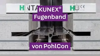 PohlCon Abdichtung - Dehnfuge (KUNEX&reg; Fugenband)
