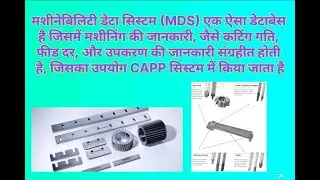 #कंप्यूटर एडेड प्रोसेस मशीनबिलिटी डेटा सिस्टम#ProcessPlanning #MachinabilityData #MRP #Manufacturing