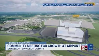 Community meeting for growth at Nashville International Airport