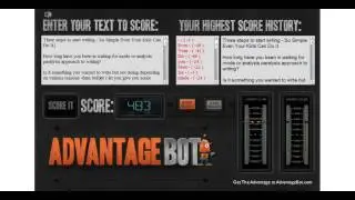 Using Advantage Bot to Create Articles