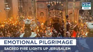 Holy Fire Ceremony : Orthodox Christians Gather in Jerusalem's Church of the Holy Sepulchre | AK15