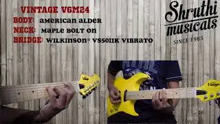 VINTAGE V6M24 DEMO| CLEAN & DRIVE |Shruthi Musicals