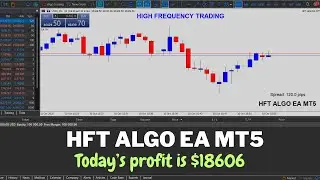 HFT Algo EA MT5 | Live Forex Trading | Todays Profit Is $18606 | High Frequency Trading