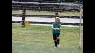 Lily Kate Dances Playing Goalie at Age 8