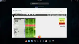 GNOME 41 Now available in Debian | Debian unstable/Sid.