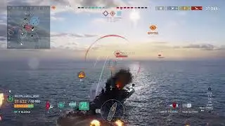 WOWs Legends - Alaska vs Colbert (dev strike)