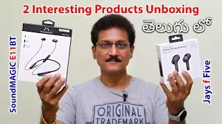 SoundMAGIC E11BT & JAYS f-Five || Unboxing 2 Very Interesting Products...🤩