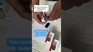 Tutorial : How to Refill Ink into Textile Stamp