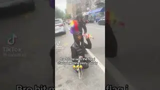 Hit em with a flag so he zesty sturdy #sturdy #zestysturdy #flag #nyc