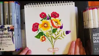 Making Art with Copic KnockOffs to Prove Poor Quality Materials is Better than No Materials