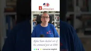 Check in vs Check out #militaryenglish #stanag #natoenglish #battleplan