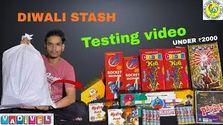 2025 Diwali Stash Under 2000 Rupees 🤠| Diwali Stash Testing Video | 2025 Crackers Testing video 