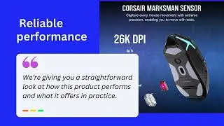 Corsair NIGHTSABRE Review | 26K DPI Wireless Mouse Tested