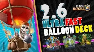 Balloon Deck 2018 -  2.6 Ultra Fast Balloon Rage Deck | Clash Royale Deck - legendary Arena Deck !!