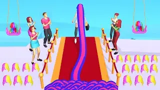 HAIR CHALLENGE game MAX LEVEL 🌈💇&zwj;♀️🔥 Gameplay All Levels Walkthrough iOS Android New Game LvlProMob
