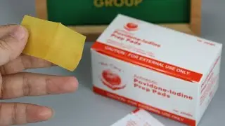 High Quality Non-woven Fabric Preparation Pad Individually Wrapped Disposable Povidone Iodine Pad