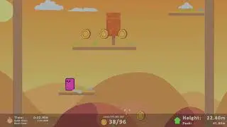 Zip's Jumping Adventure - Autumn Evening Level