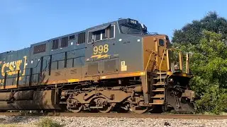 REVVV IT UP! CSX 998 leads a 5 loco consist out of Florence Yard