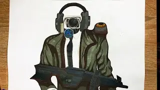 Рисующий агент-оператор из туалета Skibidi | Туалет Skibidi 69