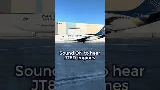 Boeing 737-200 JT8D Engines In Action at YMX