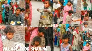 SHARING FOOD WITH POOR CHILDREN | VILLAGE FOOD SHARING | FOOD DONATION | FEED THE HUNGRY | DONATE |