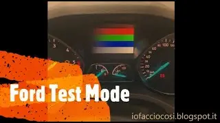 Ford test mode on Kuga II