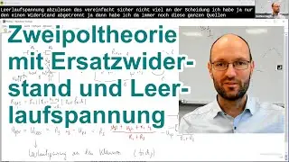 Zweipoltheorie mit Bestimmung von Ersatzwiderstand und Ersatzquellspannung erklärt (Aufgabe 64)