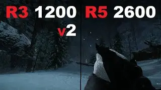 RYZEN 3 1200 vs R5 2600