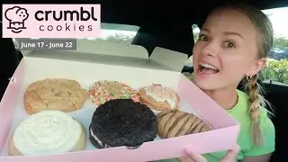 NEW CRUMBL flavors this week oreo mallow sandwich, strawberry crumb cake, Nilla bean cupcake