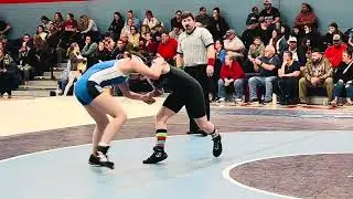 Willow Liles 1-19-26 Porter Ridge Middle School Wrestling (Wrestling) Match 1- Monroe, NC (12 yo)