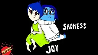 How to Draw Inside Out 2 Characters Easy | Sadness and Joy | Arshaka Drawing