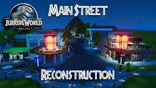 Jurassic World Main Street recreation (SMALL UPDATE)