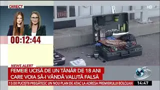 Femeie ucisă de un tânăr de 18 ani care voia să-i vândă valută falsă