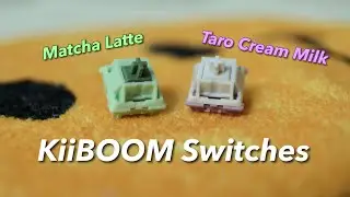 KiiBOOM Matcha Latte and Taro Cream Milk Switches