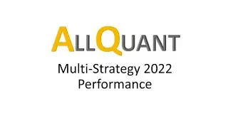 AllQuant Foundational Multi Strategy 2022 Performance
